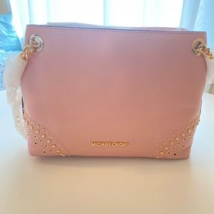 Michael Kors Pink Messenger Bag Purse, NWT